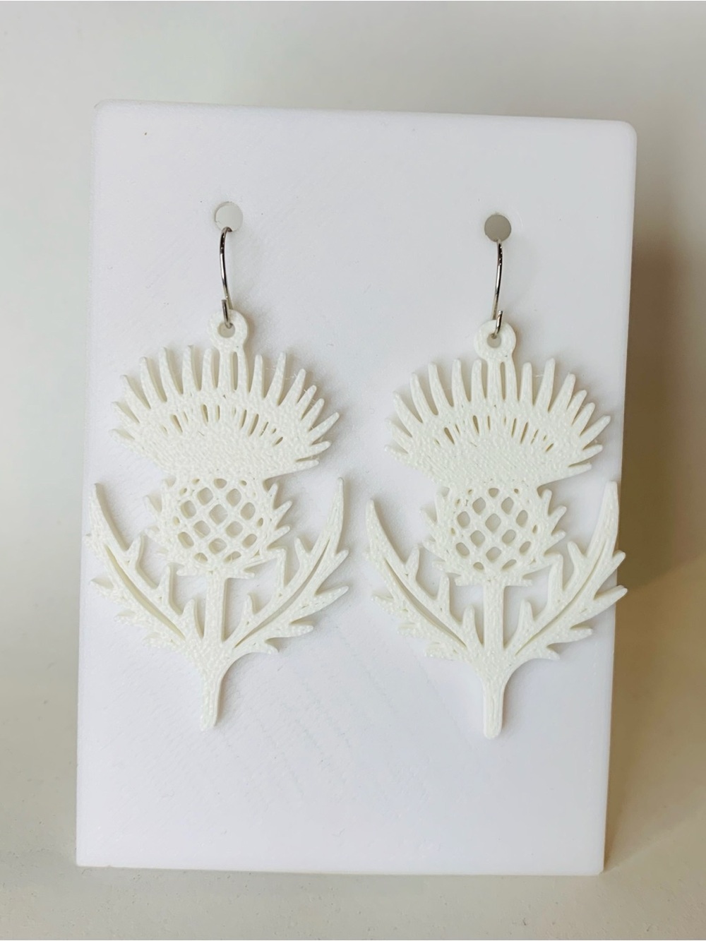 White Thistle Drop Earrings - Women Accessories